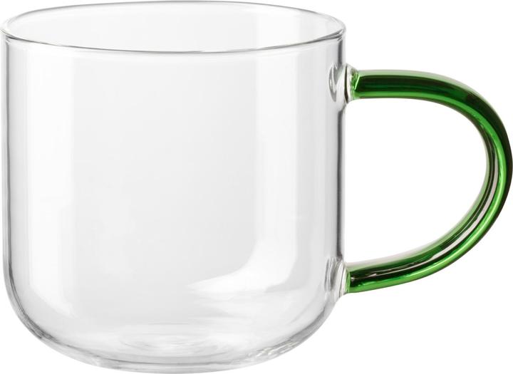 Produktbild ASA Selection ASA coppa Glas Becher mit grünem Henkel 0,4l (0.40 l, 1 x)