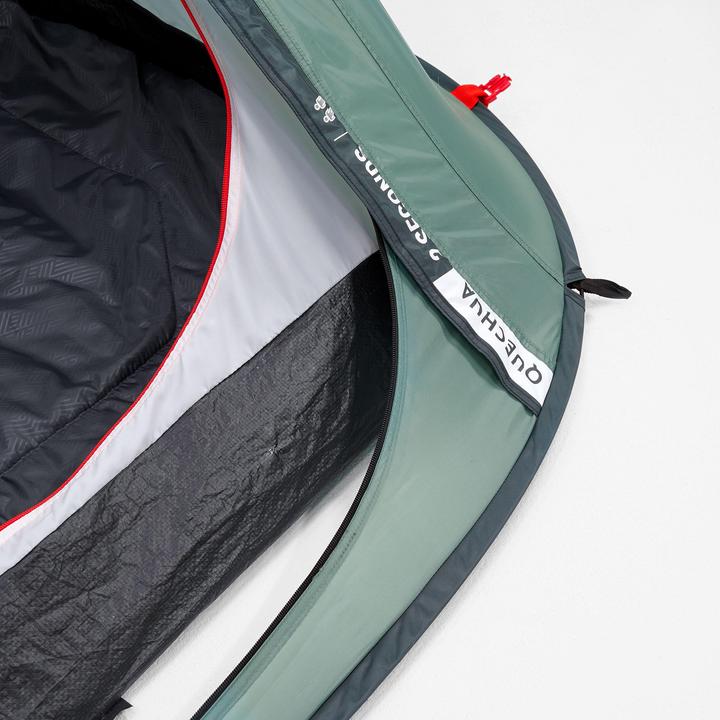 Actual product image Quechua Wurfzelt 2 Seconds für 2 Personen blau (Pitching tent, 2.90 kg, 2 persons)