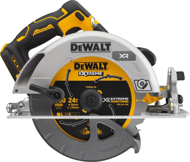 Actual product image DeWalt DCS 573 H2 Cordless circular saw 18 V 190 x 30 mm brushless + 2x battery powerstack 5.0 Ah +