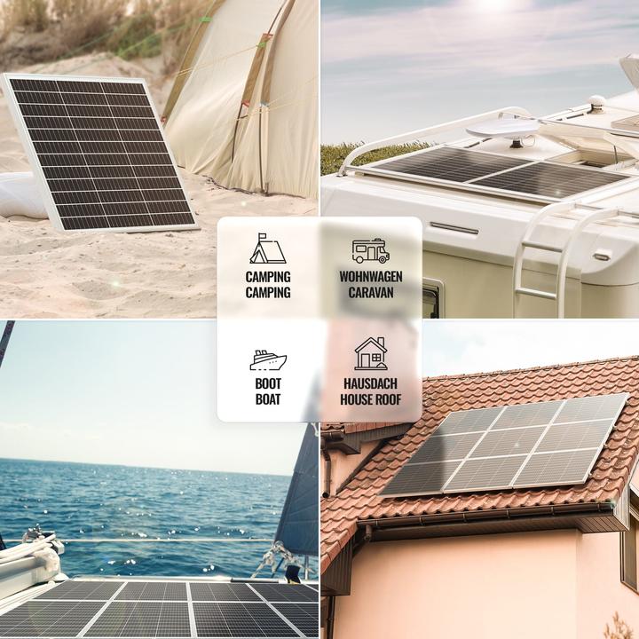 Produktbild Yangtze Solar 4x Solarpanel 100W (100 W, 6.20 kg)