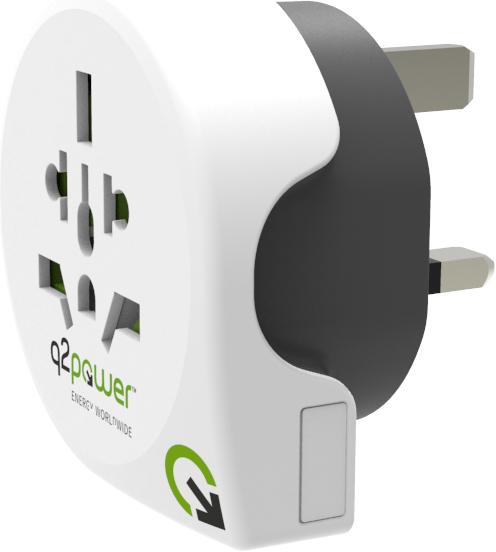 Actual product image Q2 Power Travel adapters