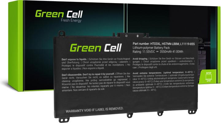 Produktbild GreenCell HT03XL (3 Zellen, 3400 mAh)