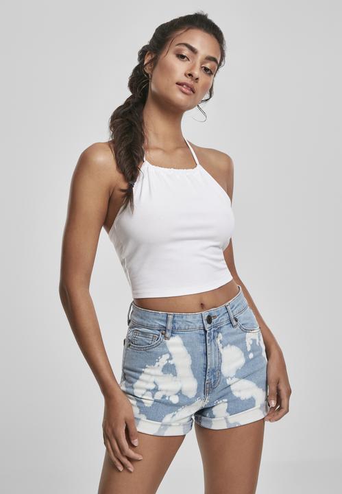 Produktbild Urban Classics Ladies Cropped Neckholder Top 2-Pack (XS)