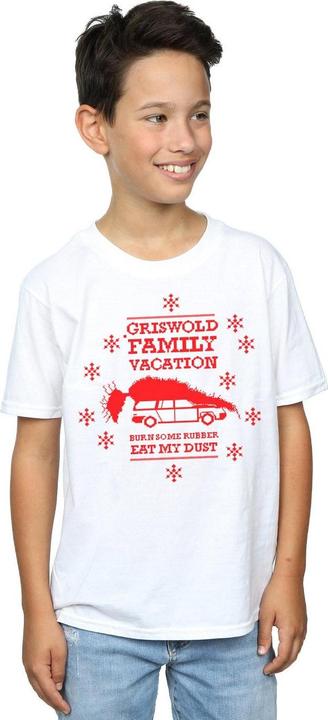 Immagine prodotto National Lampoon´s Vacation National Lampoon's Christmas Vacation Eat My Dust Maglietta Ragazzi (152, 158)