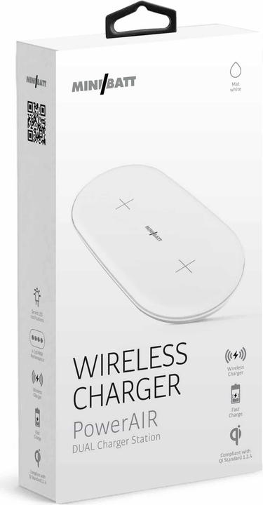Actual product image MiniBatt Wireless Charger PowerAIR (10 W)