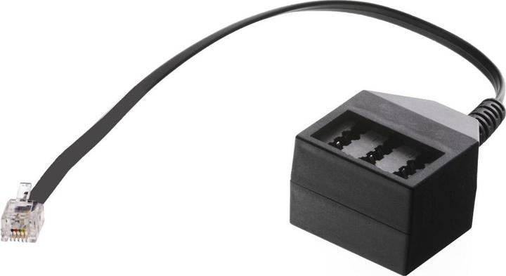 Image du produit Shiverpeaks S/CONN maximum connectivity Téléphone ISDN Adaptateur Western mâle 6/4 vers TAE femelle NFN, 0,2m