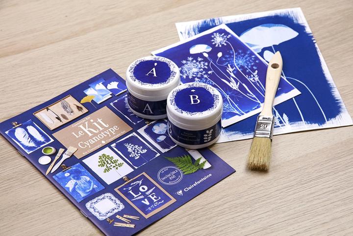 Actual product image Clairefontaine Cyanotype Creative Kit Set