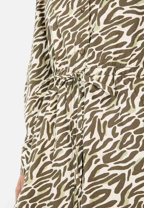 Immagine prodotto Camel Active Langes Hemdblusenkleid mit Allover-Print (XL)
