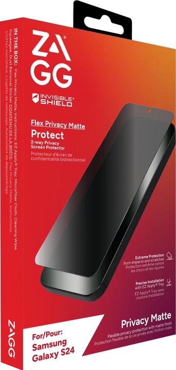 Actual product image Zagg InvisibleShield Flex Privacy Matte B Samsung Galaxy S24 Screen INTL (1 Piece, Samsung Galaxy S21)