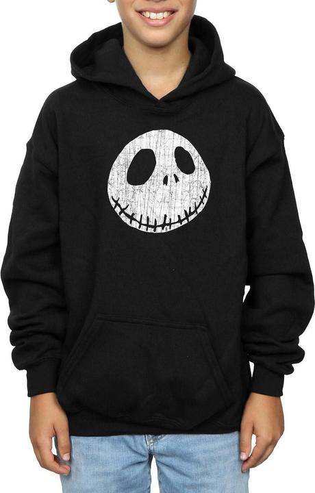 Actual product image Disney Boys Nightmare Before Christmas Jack Cracked Face Hoodie (152, 158)