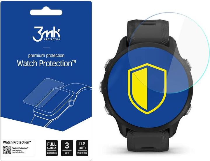 Actual product image 3MK FlexibleGlass Watch Garmin Forerunner 955 Szklo Hybrydowe