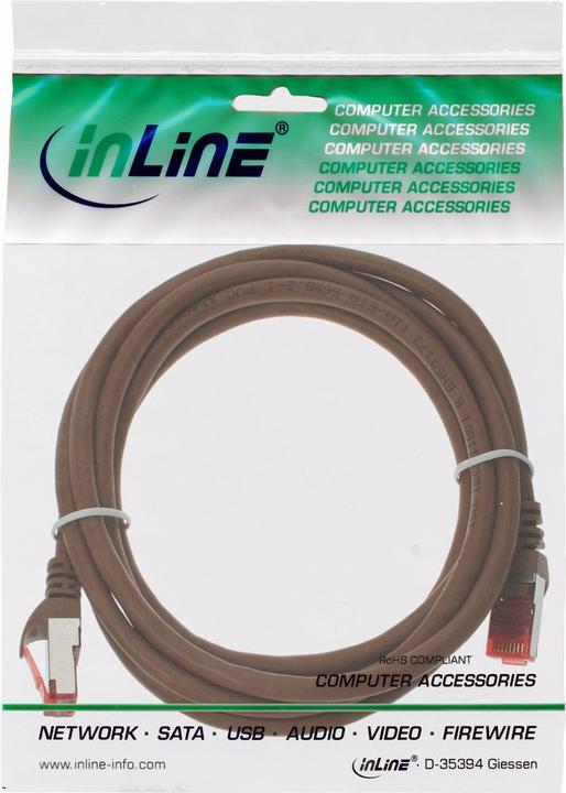 Actual product image InLine Patch cable (S/FTP, CAT6, 3 m)