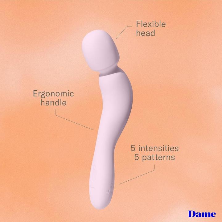 Actual product image Dame Products Com Wall Massager Quartz