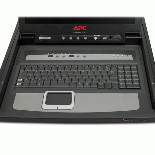 Produktbild APC 43.18 cm - 17 Z Rack LCD Console - US Tastatur - mit 8 Port Analog KVM Switch