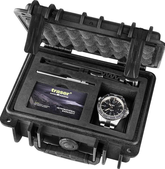 Produktbild Traser H3 110329 P67 Diver Automatik T100 Grey Special Set 46mm 50ATM (46 mm)