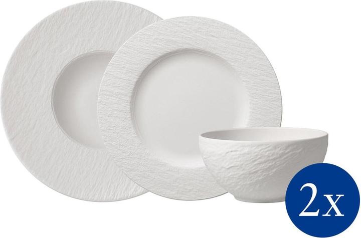 Starter set 6 pcs. EC Manufacture Rock blanc (6 Piece)