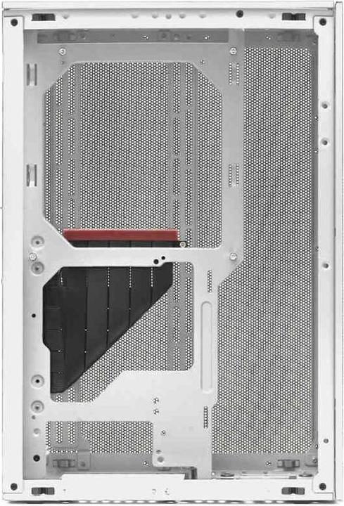 Actual product image Ssupd Meshroom S Mini-ITX case PCIe 4.0 - white (ATX)