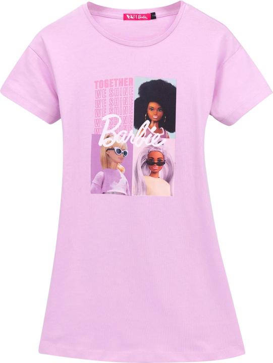 Produktbild Barbie TShirtKleid Rückenausschnitt Mädchen (2erPack) (146, 152)