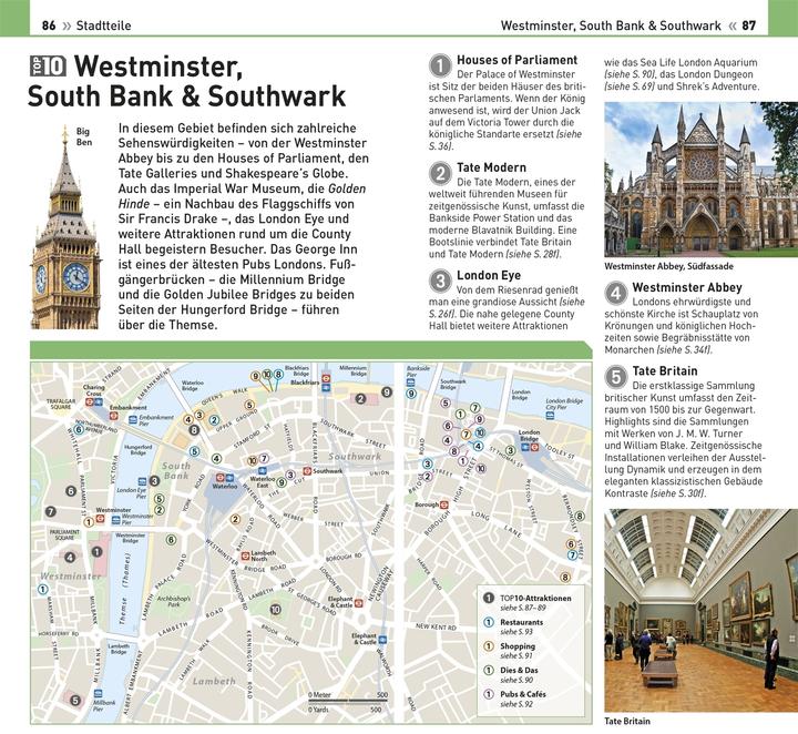 Actual product image DK Top Ten London (German, Roger Williams, 2025)