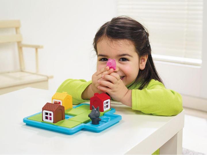 Immagine prodotto Smart Games Puzzle game Three Little Piggies - Deluxe (Tedesco, Italiano, Spagnolo, Inglese, Francese)
