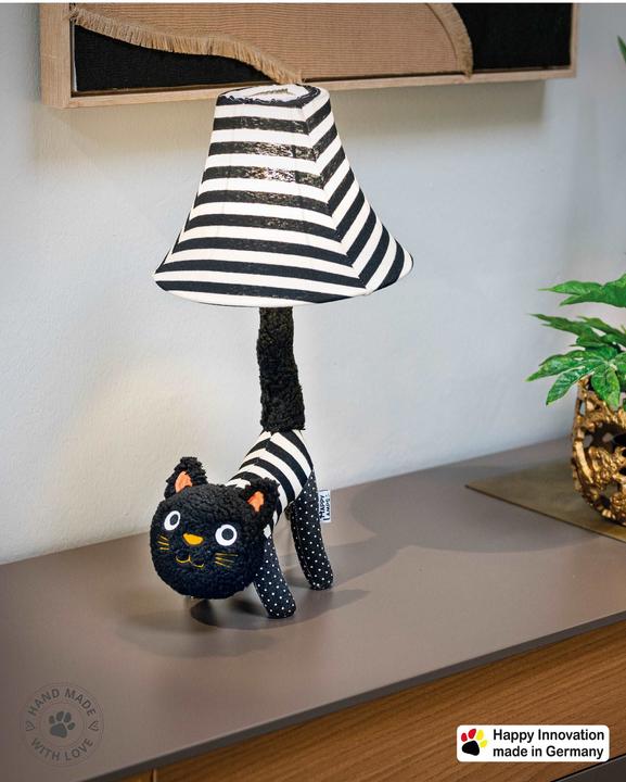Immagine prodotto Happy Lamps Baby Luna il gatto bambino, lampada da tavolo a LED, fatta a mano (450 lm)