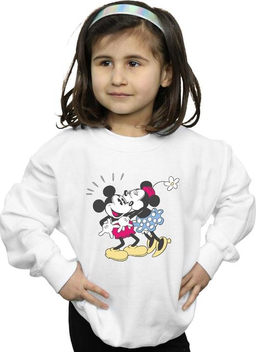 Actual product image Disney Girls Mickey And Minnie Mouse Kiss Sweatshirt (152, 158)