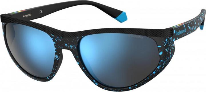 Actual product image Polaroid sunglasses wayferer 7033/S unisex black/blue