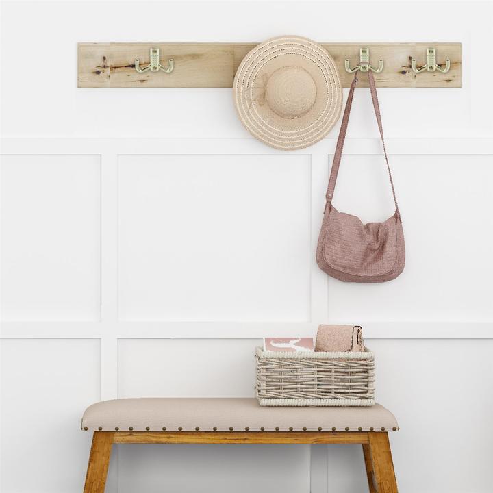 Image du produit Intirilife Double crochet de vestiaire en or
