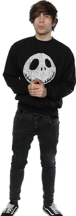 Produktbild Disney Nightmare Before Christmas Jack Cracked Face Sweatshirt (L)