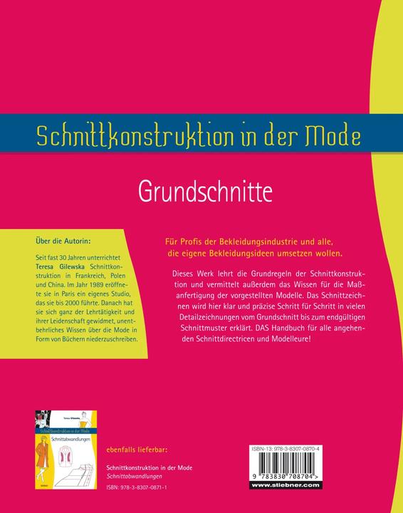 Image du produit Schnittkonstruktion in der Mode. Grundschnitte (Allemand, Teresa Gilewska, 2018)