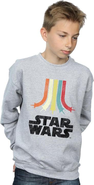 Immagine prodotto Star Wars Retro Felpa Arcobaleno Ragazzi (140, 146)