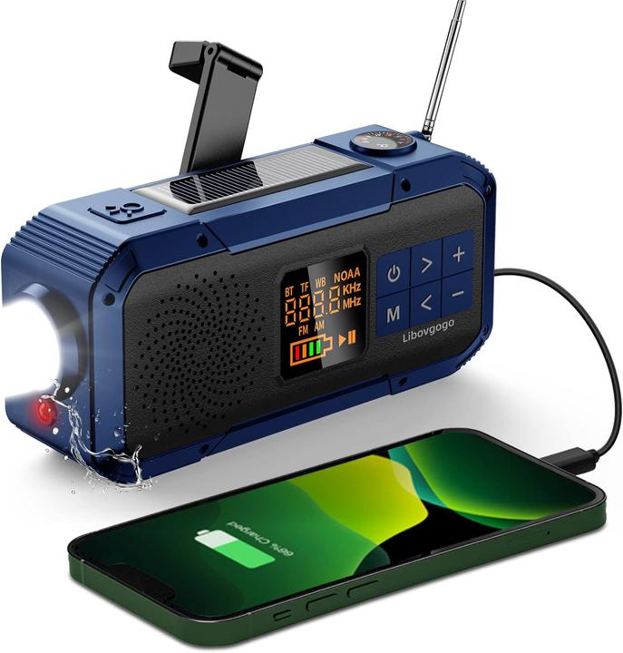Actual product image Libovgogo Emergency radio DF-589 (FM, AM, Bluetooth)