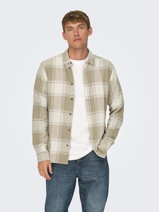 Produktbild Only & Sons Slim Fit Hemdkragen Hemd Hemd (XXL)