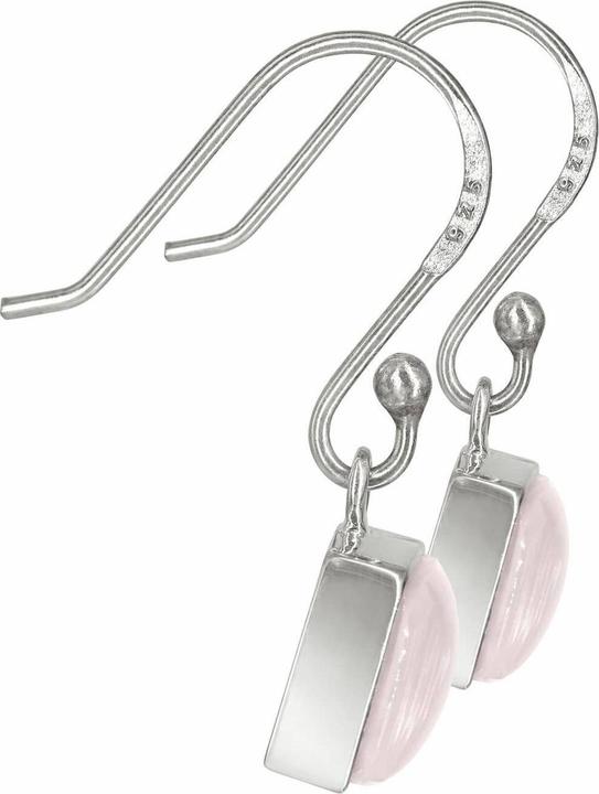 Immagine prodotto Loberon Orecchini Jasmine argento (Decorazione: quarzo rosa, Argento 925)