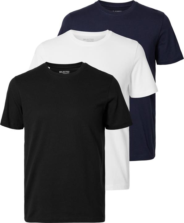 Actual product image Selected Homme 3er-Pack Baumwoll T-Shirt (L)