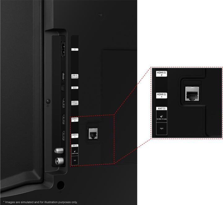 Actual product image Samsung UE43CU7170U (43", CU7170, LED, 4K, 2023)