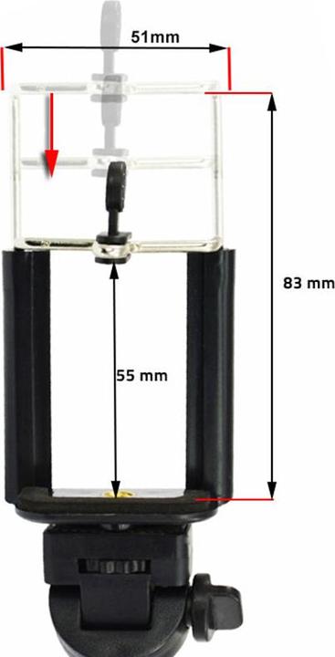 Produktbild Hermex Selfie Stick GRÜN für Apple iPhone & Android Smartphones