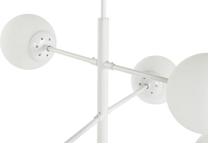 Actual product image DKD Home Decor Ceiling Light 96 x 73 x 50 cm Crystal Metal White 50 W