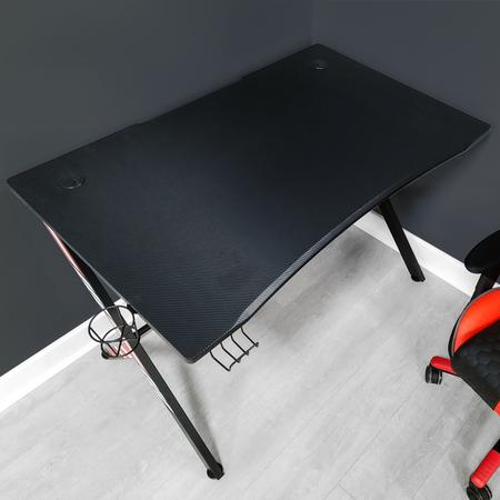 Actual product image X Rocker X-Rocker Ocelot Gaming Bureau - Esports - Carbon look - Zwart - Blauw