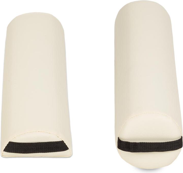 Actual product image tectake Massage table oval with 5 cm padding + rolls