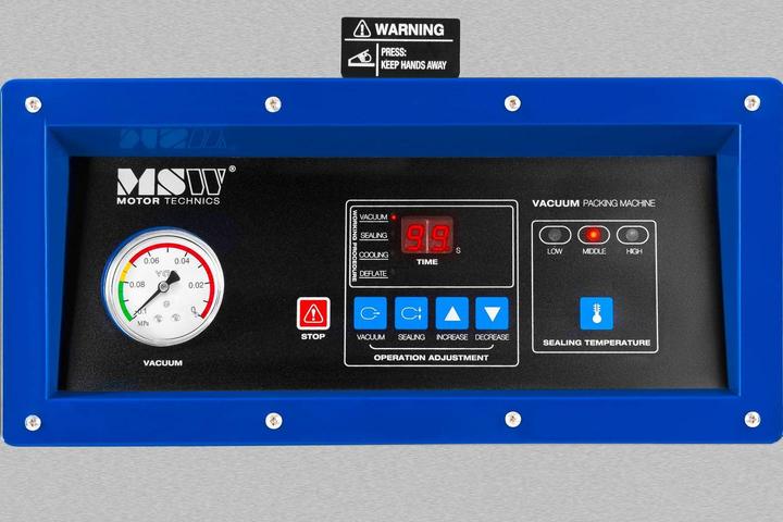 Produktbild MSW Vakuumierer Profi Vakuumiergerät Vakuummaschine Edelstahl Standgerät 900W 20m³/h