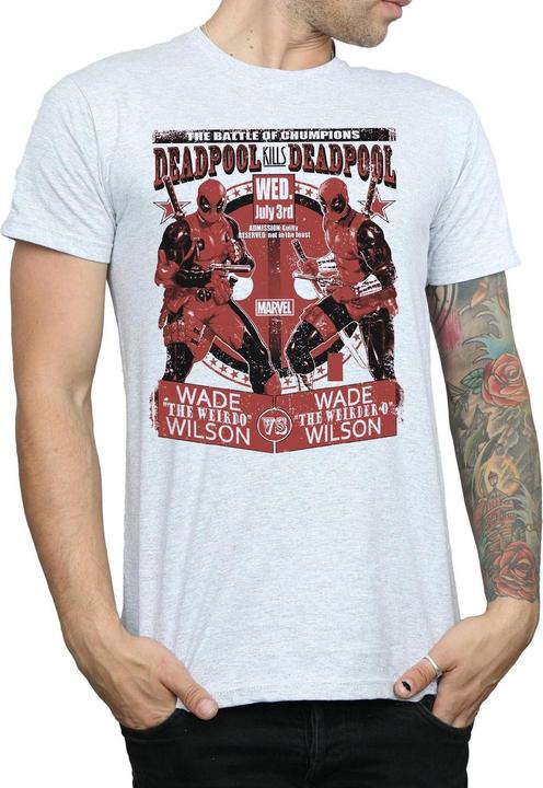 Actual product image Mens Deadpool Vs Deadpool T-Shirt (M)