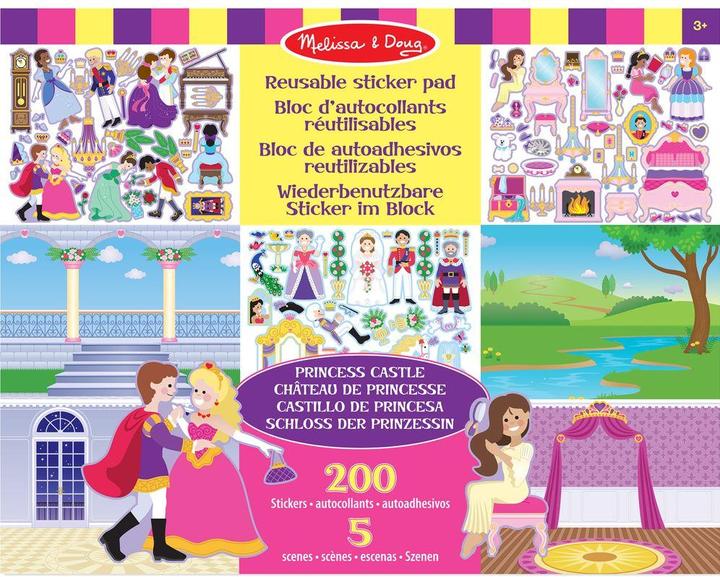Immagine prodotto Melissa & Doug Adesivi riutilizzabili nel blocco del castello della principessa