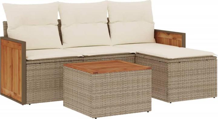 VidaXL 10-tlg. Garten-Lounge-Set mit Kissen