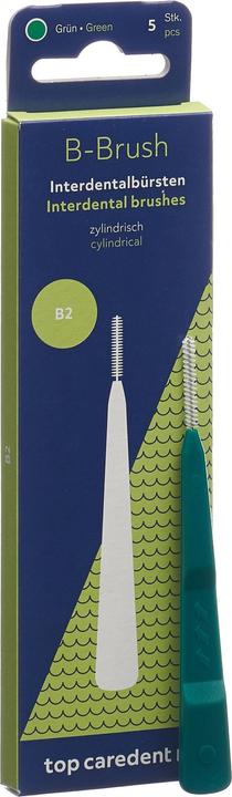 Produktbild Top Caredent B2 IDBG-G Interdentalbürste grün >1.3mm (5 x, 3 mm)