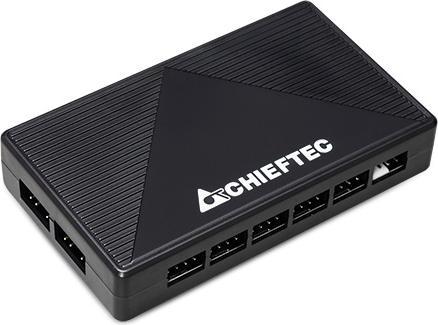 Actual product image Chieftec Hunter 3 GS-03B-OP (schwarz, Tempered Glass) (mATX, Mini-ITX, E-ATX)