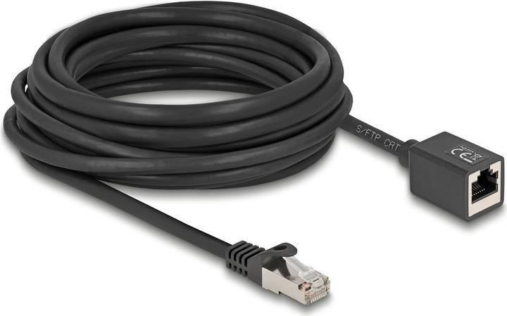 Image du produit Delock Câble d'extension réseau RJ45 mâle vers RJ45 femelle (S/FTP, CAT6a, 7.50 m)