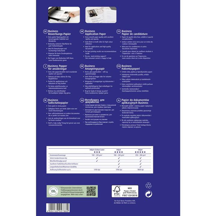 Actual product image Avery Inkjet-Bewerbungspapier, 200 Blatt (100 g/m², 200 x, A4)