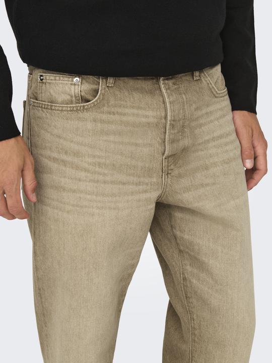 Produktbild Only & Sons Onsedge Straight Beige 2140 Tai Dnm Noos (36)