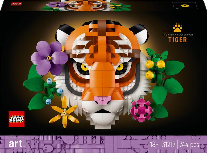 Actual product image LEGO Fauna Collection - Tiger (31217, LEGO Art)